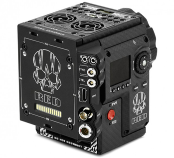 RED Epic Weapon with Super 35mm 8k sensor capable of delivering images in HDR standards P3 and REC2020